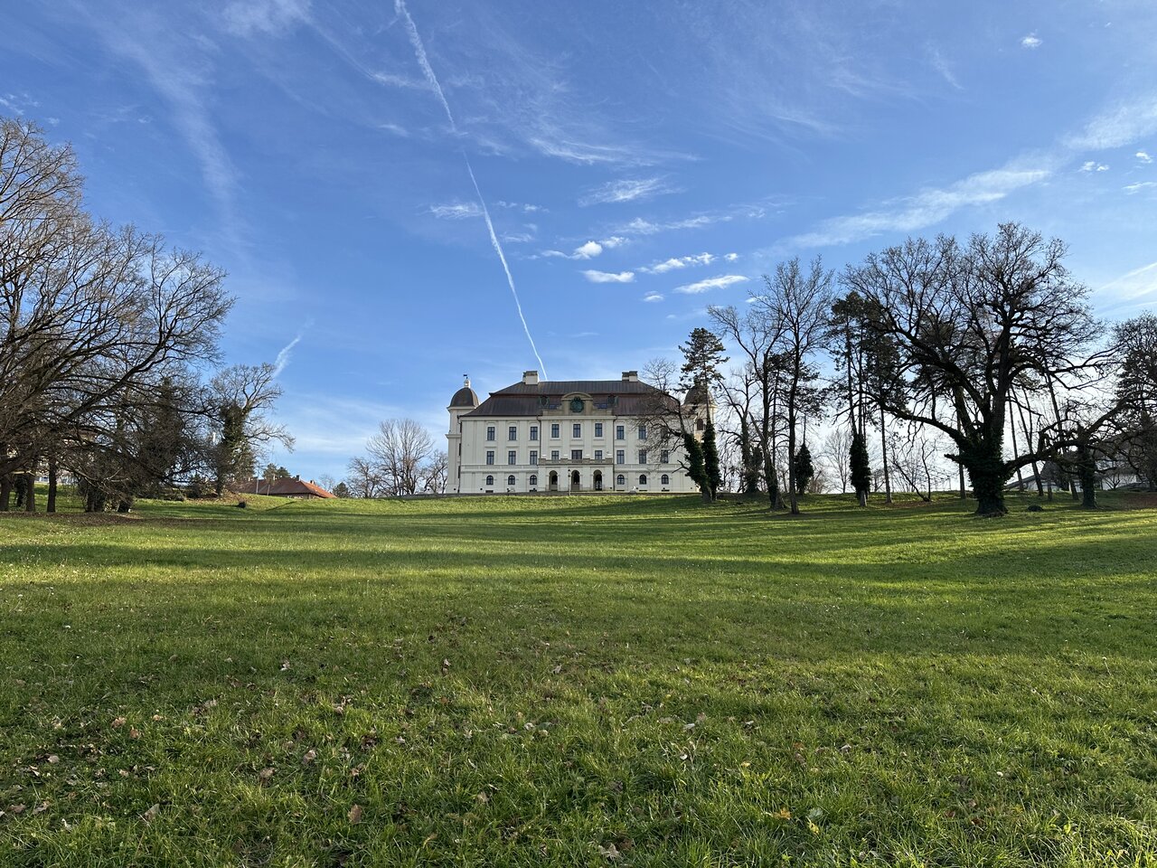 Castle viewed from the lawn